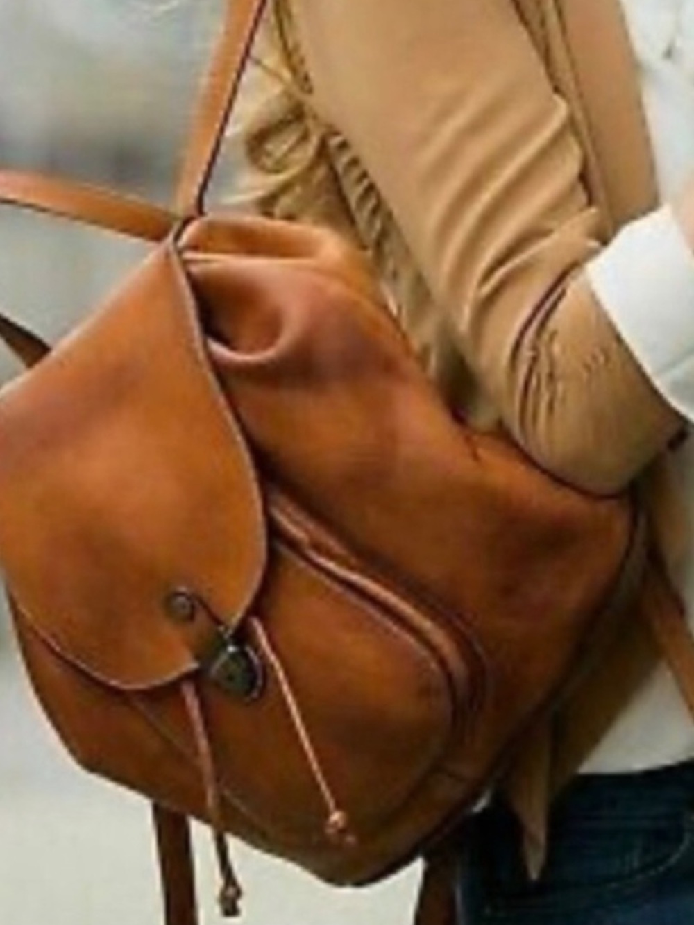 Patricia Nash leather backpack